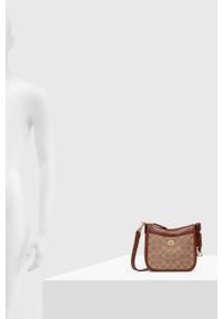 Coach torebka Chaise Crossbody 19 kolor brązowy. Kolor: brązowy. Dodatki: z breloczkiem #4