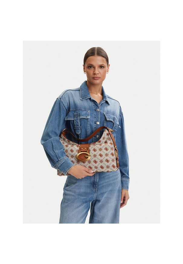 Torebka Guess. Kolor: brązowy