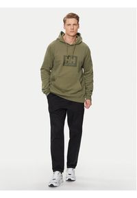 Helly Hansen Bluza Hh Box Hoodie 53289 Zielony Regular Fit. Kolor: zielony. Materiał: bawełna #5