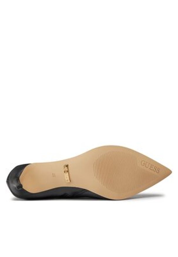 Guess Botki FL8CHE LEA10 Czarny. Kolor: czarny. Materiał: skóra