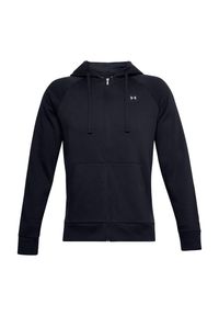 Under Armour - Męska Bluza Z Kapturem Rival Fleece Full Zip. Typ kołnierza: kaptur. Kolor: czarny