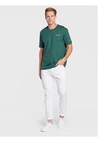 Champion T-Shirt 218006 Zielony Regular Fit. Kolor: zielony. Materiał: bawełna #5