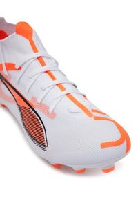 Puma Buty do piłki nożnej Ultra 5 Match+ Fg/Ag 108162 01 Biały. Kolor: biały. Materiał: skóra