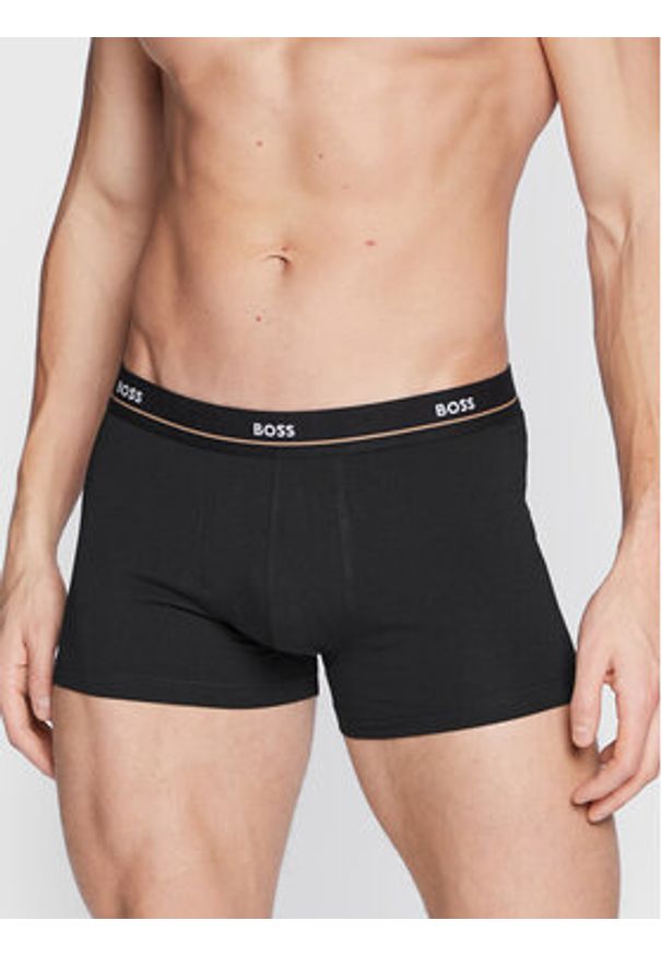 BOSS Komplet bokserek Essential 50475275 Czarny. Kolor: czarny. Materiał: bawełna