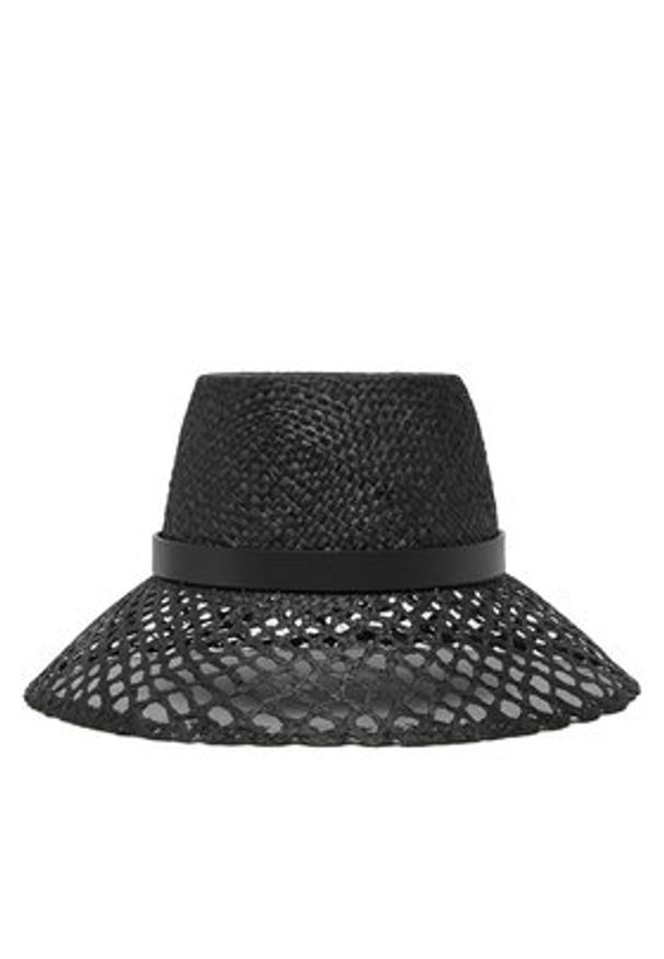 Weekend Max Mara Kapelusz Eliseo 2515571065 Czarny. Kolor: czarny. Materiał: skóra
