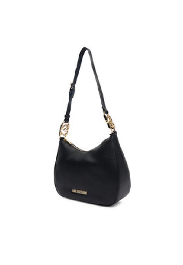 Love Moschino - LOVE MOSCHINO Torebka JC4012PP1OLB0000 Czarny. Kolor: czarny. Materiał: skórzane