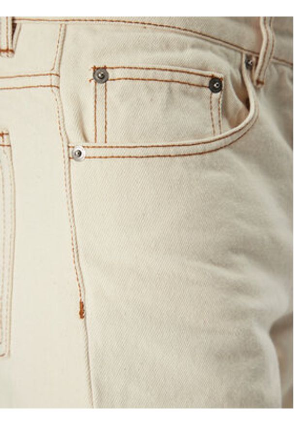 AMI PARIS - AMI Paris Jeansy HTR001.DE0039 Écru Classic Fit