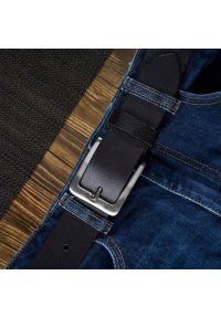 Pasek skórzany 90 CM PAOLO PERUZZI 01Z0190 czarny. Kolor: czarny. Materiał: skóra. Styl: casual, vintage, klasyczny #1