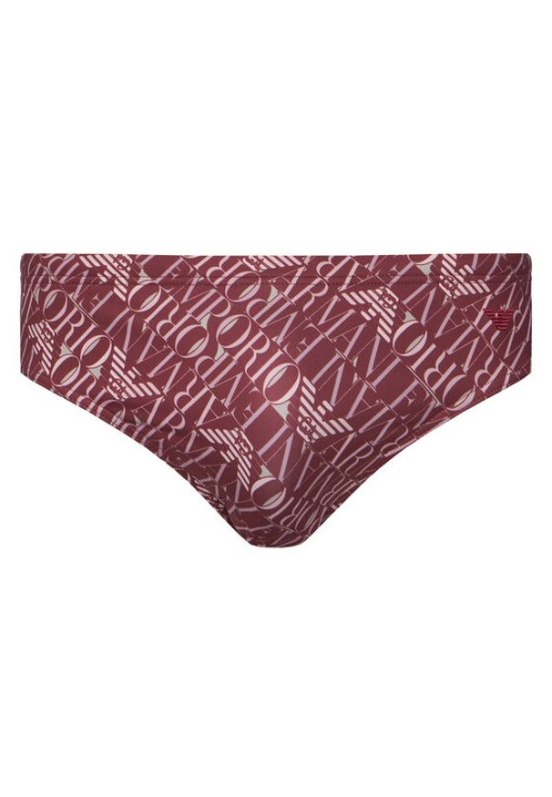 Emporio Armani Kąpielówki EM000575 AF20437 F5034 Czerwony ciemny. Kolor: czerwony. Materiał: syntetyk