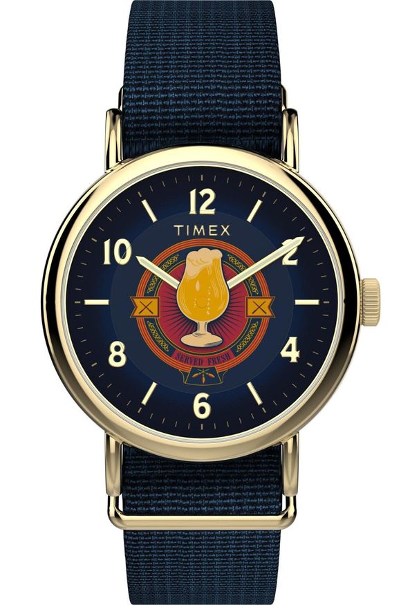 Zegarek Timex Zegarek męski Timex TW2Y76100 niebieski. Kolor: niebieski