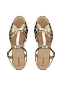 Geox Espadryle D Gelsa D55TPA 000CF C2012 Złoty. Kolor: złoty. Materiał: skóra #5