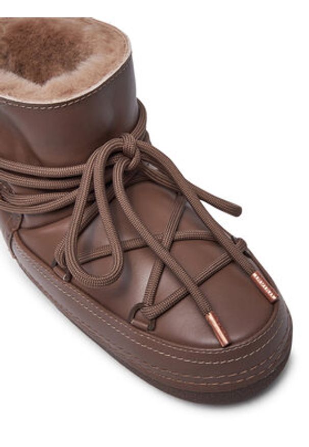 Inuikii Śniegowce Full Leather 75101-087 Brązowy. Kolor: brązowy. Materiał: skóra