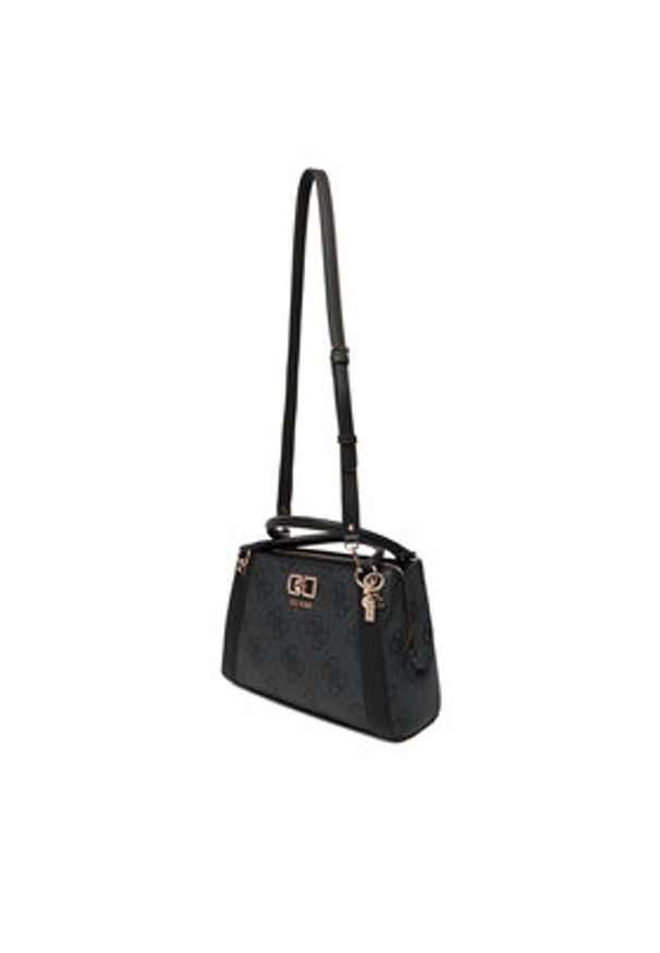 Guess Torebka Karnilla Logo HWOS99 01060 Szary. Kolor: szary. Materiał: skórzane