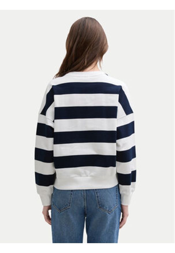 Tom Tailor Denim Bluza 1045508 Granatowy Regular Fit. Kolor: niebieski. Materiał: bawełna