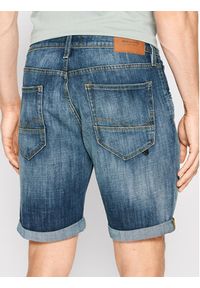 Jack & Jones - Jack&Jones Szorty jeansowe Rick Fox 12201633 Niebieski Regular Fit. Kolor: niebieski. Materiał: jeans