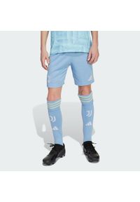 Adidas - Szorty Juventus 25/26 Away Kids. Kolor: niebieski. Sezon: lato. Sport: piłka nożna