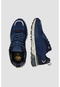 Aeronautica Militare - AERONAUTICA MILITARE Granatowe sneakersy męskie, Rozmiar 41. Okazja: na co dzień. Kolor: niebieski. Materiał: materiał #3