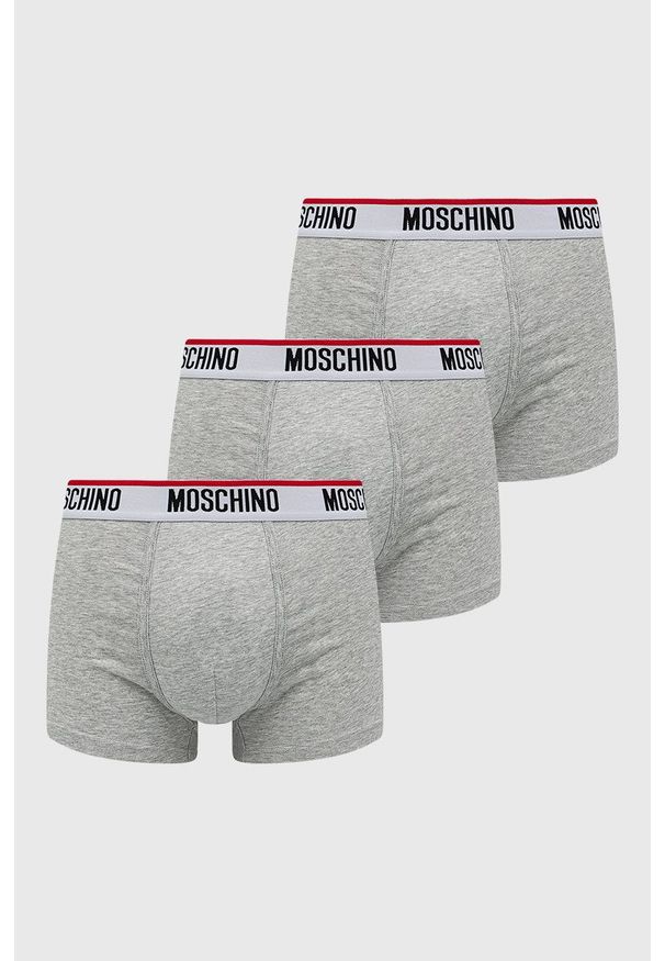 Moschino Underwear - Bokserki (3-pack). Kolor: szary