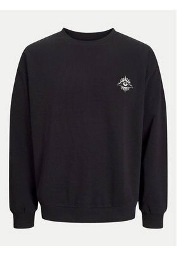 Jack & Jones Bluza Jackie 12272482 Czarny Relaxed Fit. Kolor: czarny. Materiał: bawełna, syntetyk