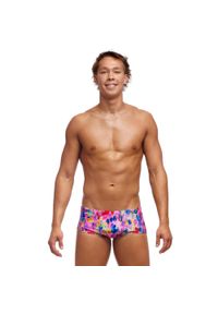 FUNKY TRUNKS - Kąpielówki Funky Trunks Smudgie Buddy - trunki męskie. Kolor: różowy