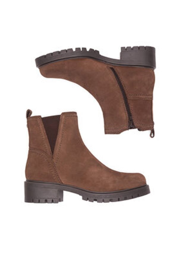 Lasocki Botki WI16-D-466-02 Brązowy. Kolor: brązowy. Materiał: skóra, zamsz