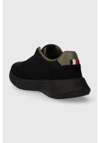 TOMMY HILFIGER - Tommy Hilfiger sneakersy CLASSIC ELEVATED RUNNER MIX kolor czarny FM0FM04636. Nosek buta: okrągły. Kolor: czarny. Materiał: guma #3