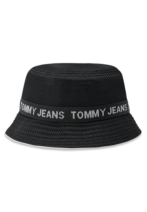 Kapelusz Tommy Jeans. Kolor: czarny. Styl: sportowy