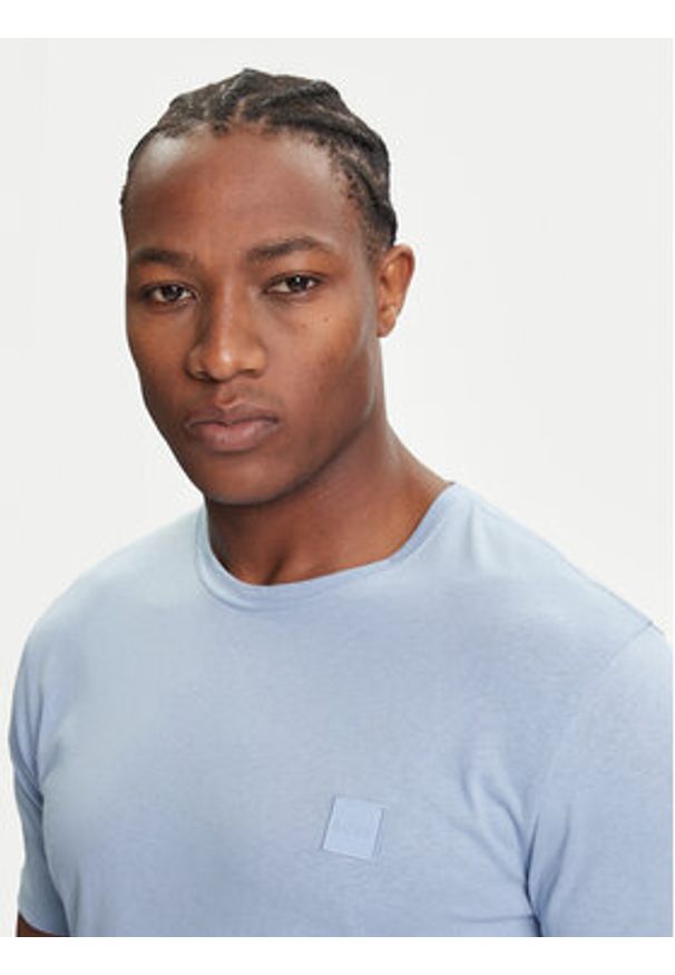 BOSS T-Shirt Tales 50508584 Błękitny Regular Fit. Kolor: niebieski. Materiał: bawełna