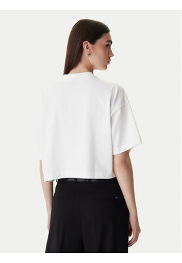 Hugo - HUGO T-Shirt Damelody 50561189 Biały Regular Fit. Kolor: biały. Materiał: bawełna