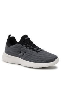 skechers - Skechers Sneakersy Dynamight 58360/BLK Czarny. Kolor: czarny. Materiał: materiał #3