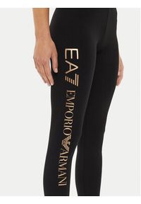 EA7 Emporio Armani Legginsy 8NTP63 TJ01Z 0210 Czarny Slim Fit. Kolor: czarny. Materiał: bawełna #3