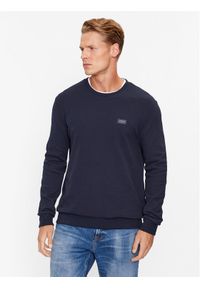 Bluza Guess. Kolor: niebieski. Materiał: bawełna #1