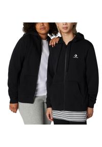 Converse - Bluza z Kapturem I Suwakiem Na Całej Długości Go-To Embroidered Star Chevron Ro…. Typ kołnierza: kaptur. Kolor: czarny. Wzór: haft. Sport: skateboard