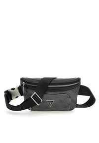 Guess Saszetka nerka Vezzola Smart HMEVZL P3231 Czarny. Kolor: czarny. Materiał: skóra