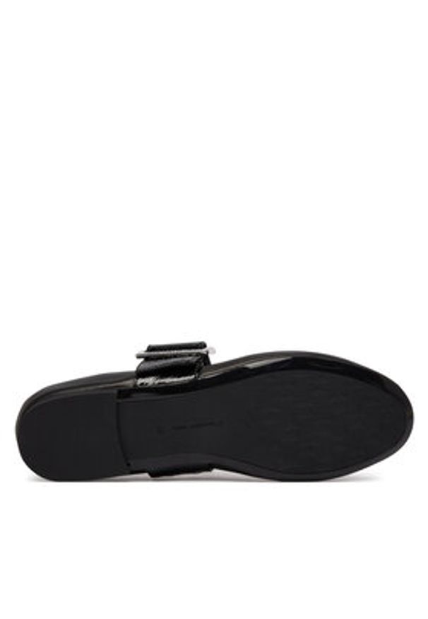 Karl Lagerfeld - KARL LAGERFELD Baleriny Karo KL40126 Czarny. Kolor: czarny. Materiał: skóra