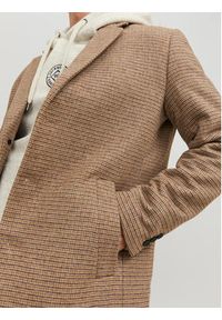 Jack & Jones - Jack&Jones Płaszcz wełniany 12239008 Beżowy Regular Fit. Kolor: beżowy. Materiał: wełna, syntetyk #7