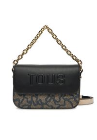 Tous - TOUS Torebka Chain Kaos Icon 2002200351 Beżowy. Kolor: beżowy. Materiał: skórzane