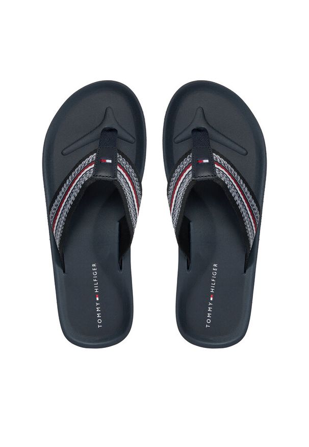 TOMMY HILFIGER - Japonki Tommy Hilfiger. Kolor: niebieski