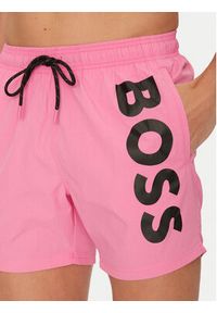 BOSS Szorty kąpielowe Octopus 50514502 Różowy Regular Fit. Kolor: różowy. Materiał: syntetyk #4