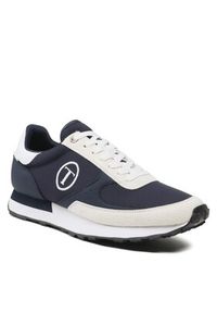 Trussardi Jeans - Trussardi Sneakersy 77A00512 Granatowy. Kolor: niebieski. Materiał: materiał #7