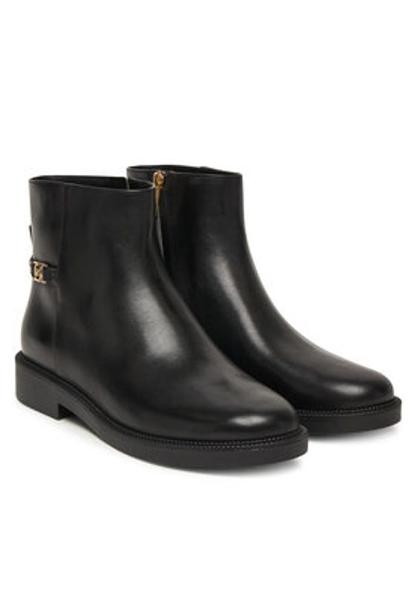 MICHAEL Michael Kors Botki 40F5MAME5L Czarny. Kolor: czarny. Materiał: skóra