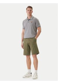 Aeronautica Militare Szorty sportowe 261BF0032UF00674 Zielony Regular Fit. Kolor: zielony. Materiał: bawełna. Styl: sportowy #2