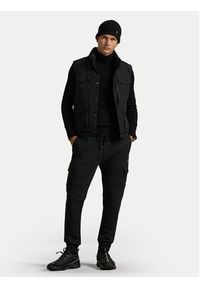 Polo Ralph Lauren Spodnie materiałowe 710980340003 Czarny Regular Fit. Kolor: czarny. Materiał: bawełna #3