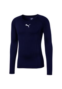 Koszulka męska Puma LIGA Baselayer LS. Kolor: fioletowy, niebieski, wielokolorowy