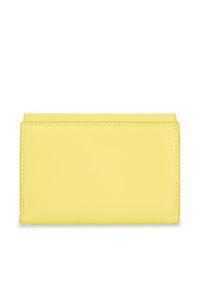 Calvin Klein Mały Portfel Damski Ck Must Small Trifold K60K611934 Żółty. Kolor: żółty. Materiał: skóra