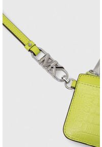 MICHAEL Michael Kors portfel skórzany damski kolor zielony. Kolor: zielony. Materiał: skóra #6