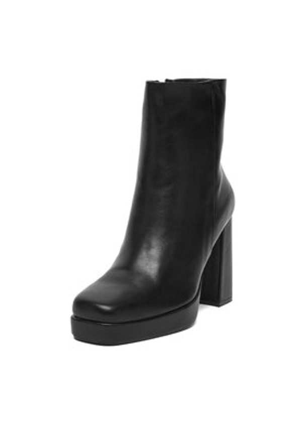 DeeZee Botki 24ST0155-1 Czarny. Kolor: czarny. Materiał: materiał