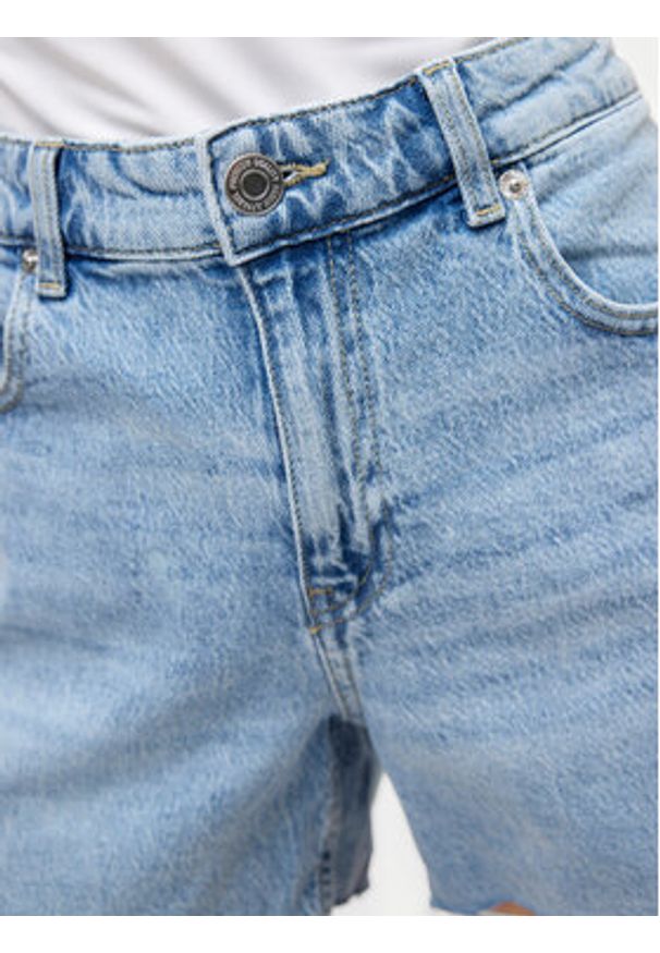 Vero Moda Szorty jeansowe Tess 10301532 Niebieski Regular Fit. Kolor: niebieski. Materiał: bawełna