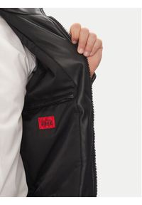 Hugo - HUGO Kurtka z imitacji skóry Bono2511 50530772 Czarny Regular Fit. Kolor: czarny. Materiał: skóra #6