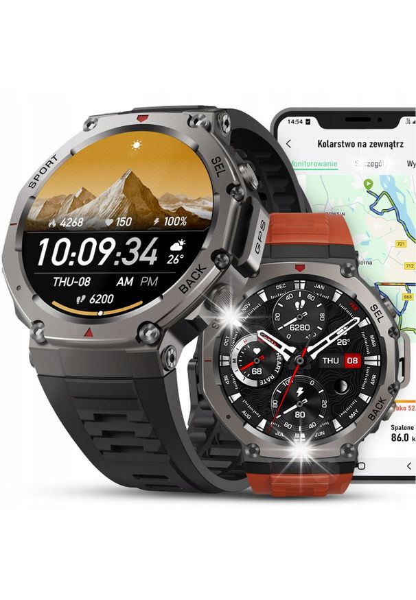 Smartwatch JG Smart ZEGAREK SMARTWATCH MĘSKI WODOODPORNY ROZMOWY MENU PL SPORT GPS SMART WATCH. Rodzaj zegarka: smartwatch. Styl: sportowy